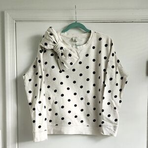 Kate Spade - Polkadot Crewneck Sweatshirt with Bow 🎀
